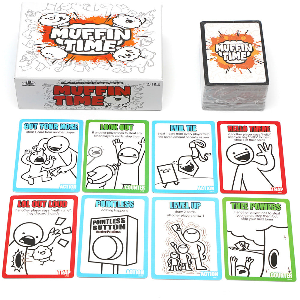 Muffin Time: A Very Random Card Game – Fun and Silly for 2-8 Players