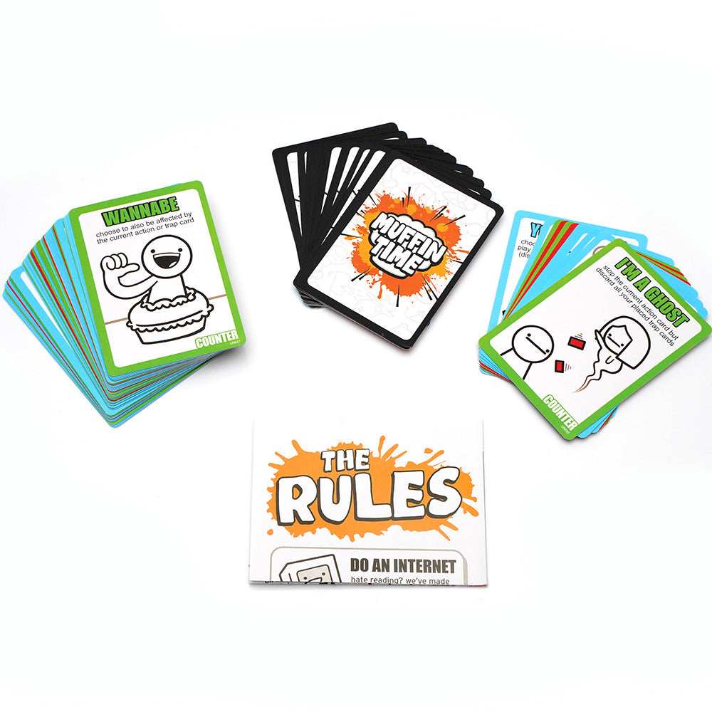 Muffin Time: A Very Random Card Game – Fun and Silly for 2-8 Players