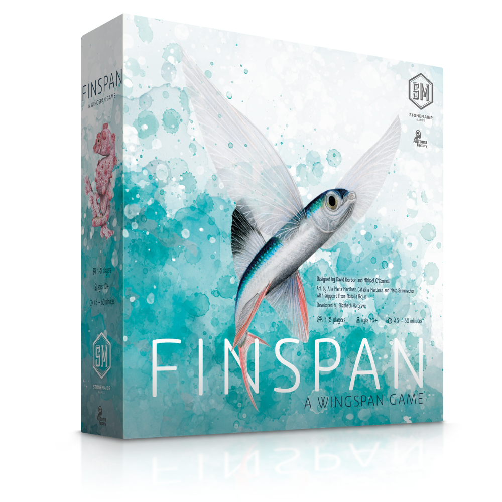 Finspan – A Wingspan Game for 1-4 Players, A Strategic Fish-Themed Card Game