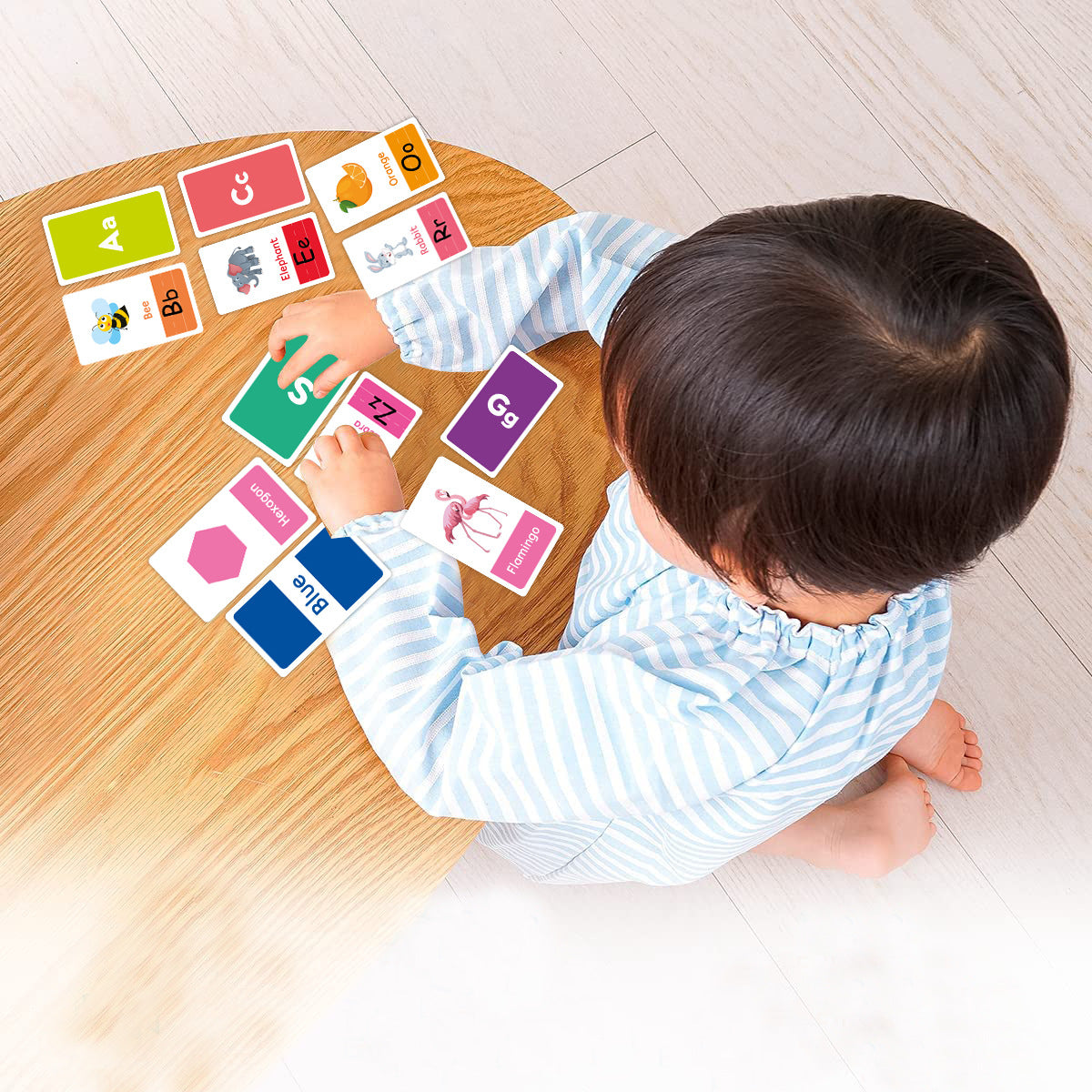 Alphabet Flash Cards for Kids – Learn ABCs, Colors, Numbers & Shapes