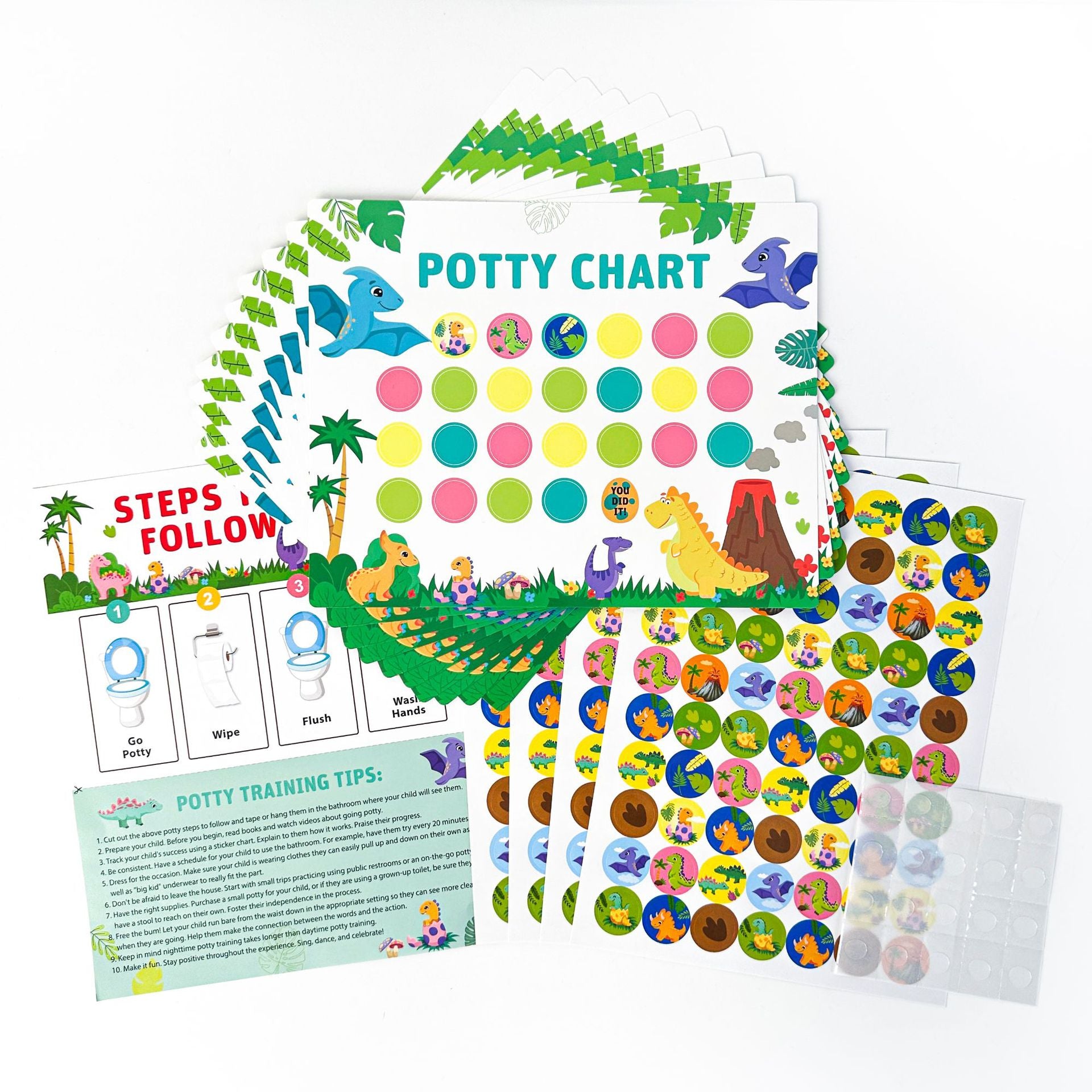 Potty Training Reward Stickers Chart – Fun & Interactive for Kids
