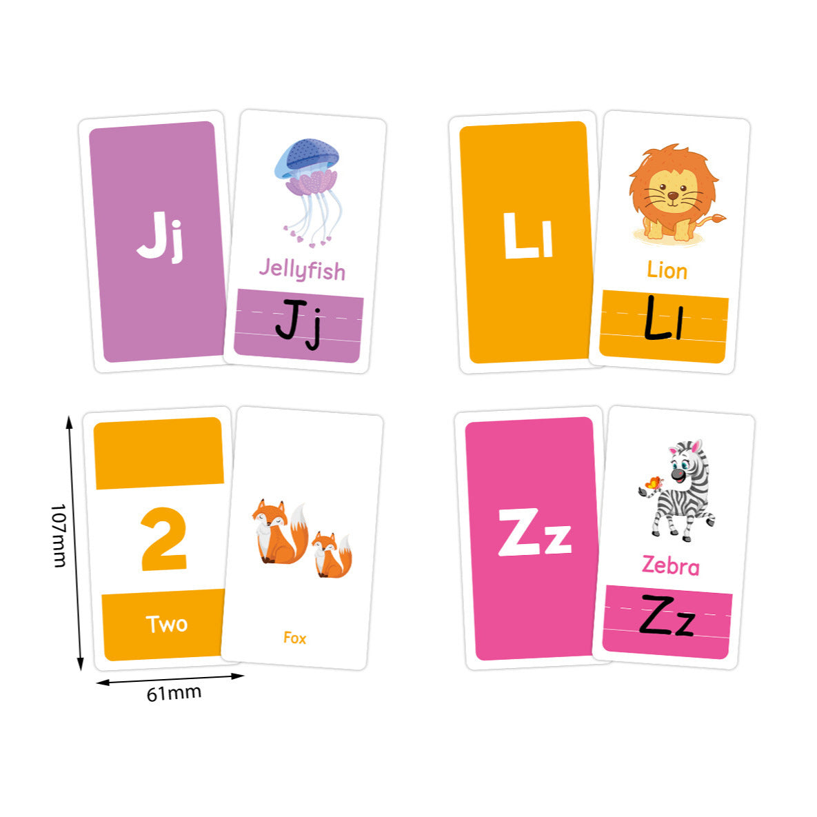 Alphabet Flash Cards for Kids – Learn ABCs, Colors, Numbers & Shapes
