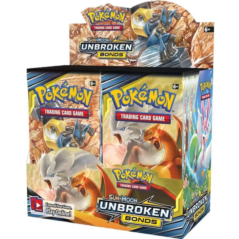 Pokémon TCG Sun & Moon Unbroken Bonds Booster Box – 36 Packs