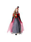 Children’s Red Heart Princess Dress - Poison Queen Cosplay Stage Costume
