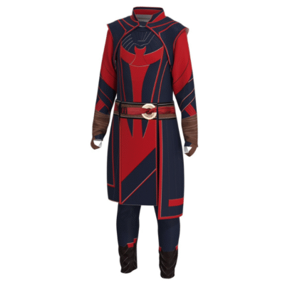 Children’s Doctor Strange Cosplay Costume - Red Tight Jumpsuit for Halloween