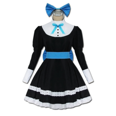 Panty and Stocking Sisters COS Maid Outfit - Anime Role Play Uniform Set