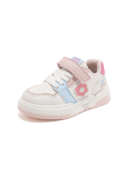 Children’s Velcro Flower Sneakers - Girls Casual Fashion Shoes