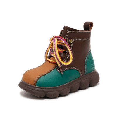 Children’s Genuine Leather Boots - Trendy Unisex Footwear