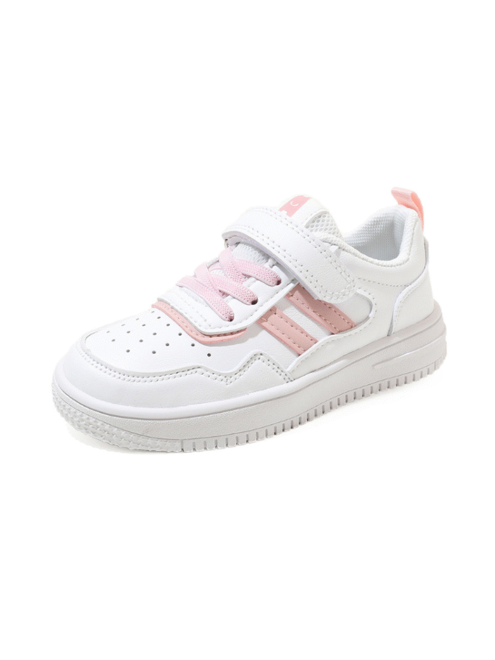 Children’s White Sports Shoes – Soft Bottom Sneakers for Boys & Girls