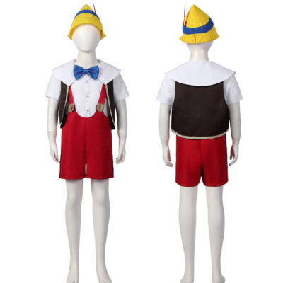 Children’s Pinocchio Cosplay Costume - Halloween Party & Stage Performance Outfit