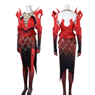 Women’s Scarlet Witch Cosplay Costume - Marvel Mystic Red Suit