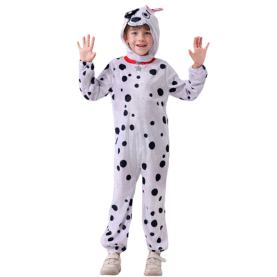 Kids Dalmatian Costume - Cute Dog Outfit for Halloween & Parties