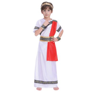 Boys Ancient Roman Costume - Children’s Historical Outfit for Halloween