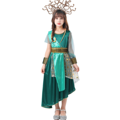 Girls Medusa Costume - Ancient Greek Mythology Halloween Outfit