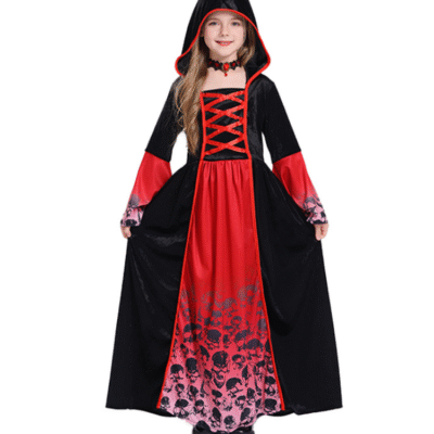 Witch Vampire Skeleton Costume - Girls Halloween Outfit