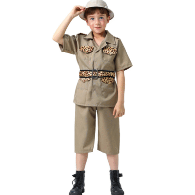Wildlife Ranger Costume - Kids Military Uniform Outfit for Halloween