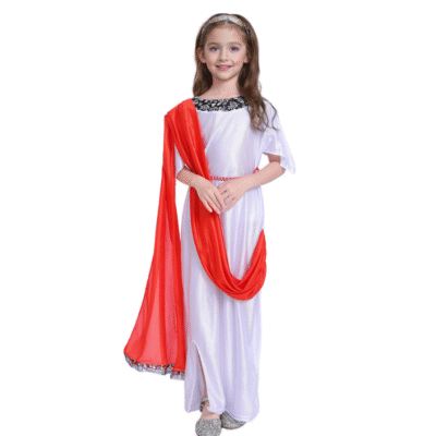 Girls Roman Goddess Costume - Ancient Greek & Roman Outfit for Halloween