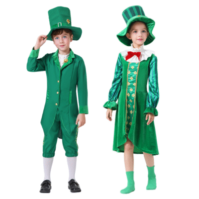 Kids Irish Costume - Boys & Girls Ethnic Outfit for St. Patrick’s Day