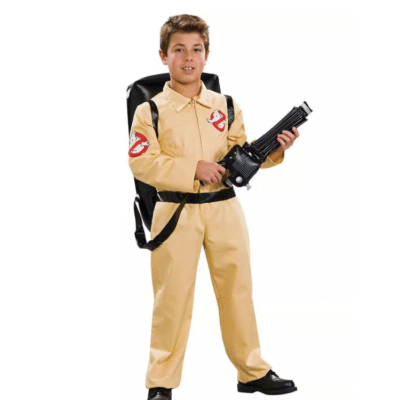 Ghostbusters Jumpsuit Halloween Costume with Proton Backpack