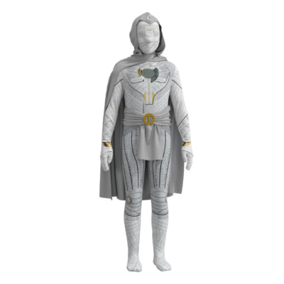 Moon Knight Cosplay Costume - Gray Jumpsuit Superhero Halloween Outfit