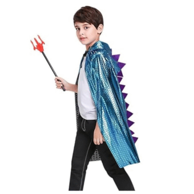 Children’s Dinosaur Cloak Costume - Kids Halloween, Party & Carnival Cape