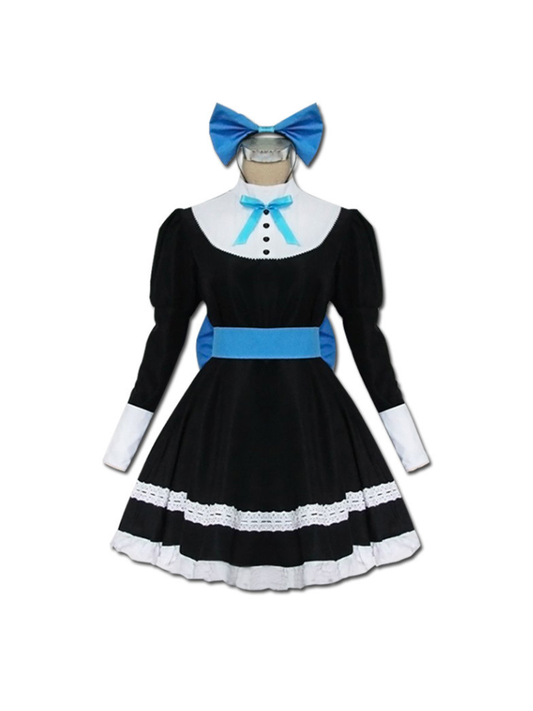 Panty and Stocking Sisters COS Maid Outfit - Anime Role Play Uniform Set - Image 2
