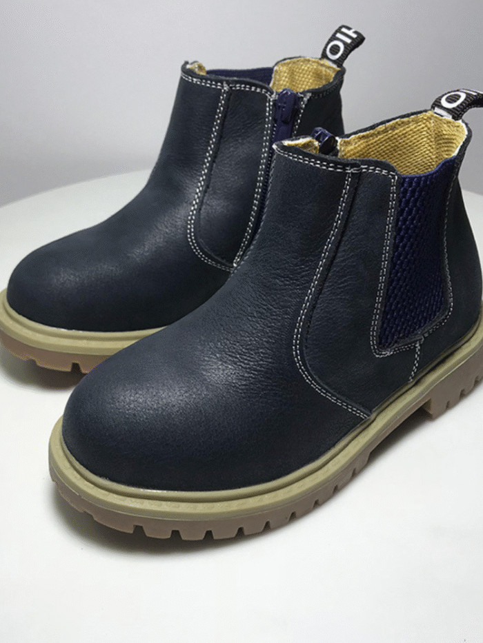 Children’s Boots – British-Style Yellow Leather Shoes for Boys & Girls - Image 2