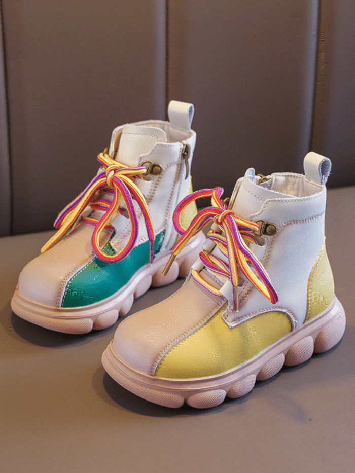 Children’s Genuine Leather Boots - Trendy Unisex Footwear - Image 3