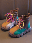 Children’s Genuine Leather Boots - Trendy Unisex Footwear