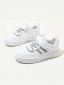 Children’s White Sports Shoes – Soft Bottom Sneakers for Boys & Girls