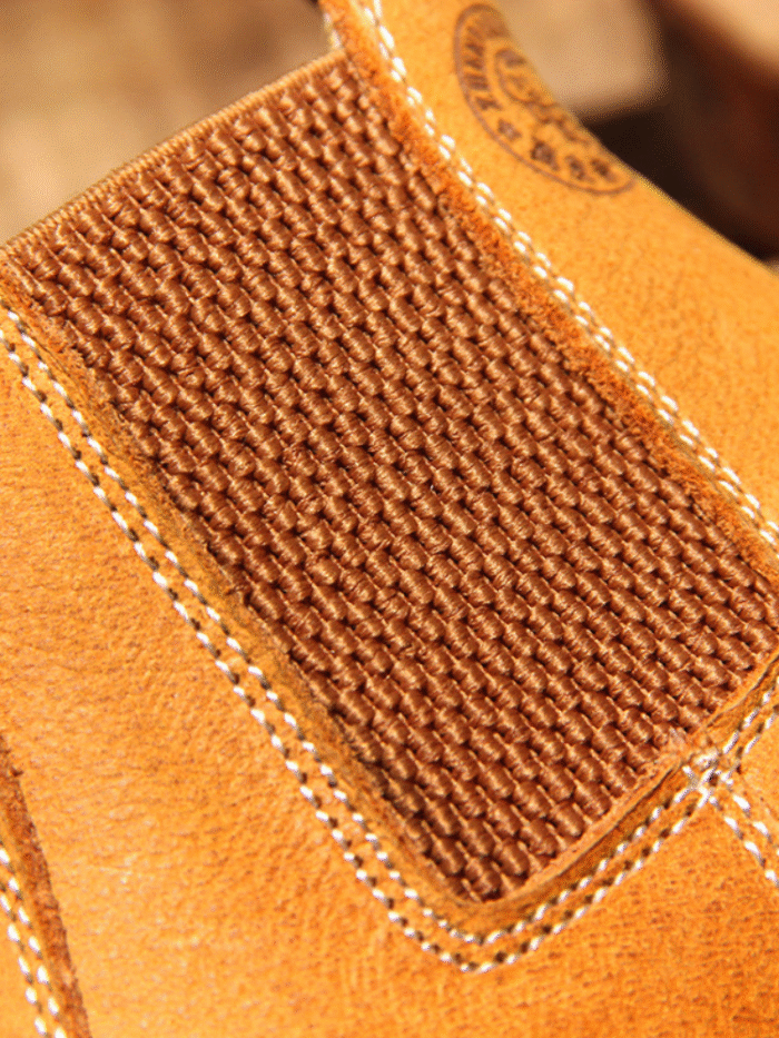 Children’s Boots – British-Style Yellow Leather Shoes for Boys & Girls - Image 4