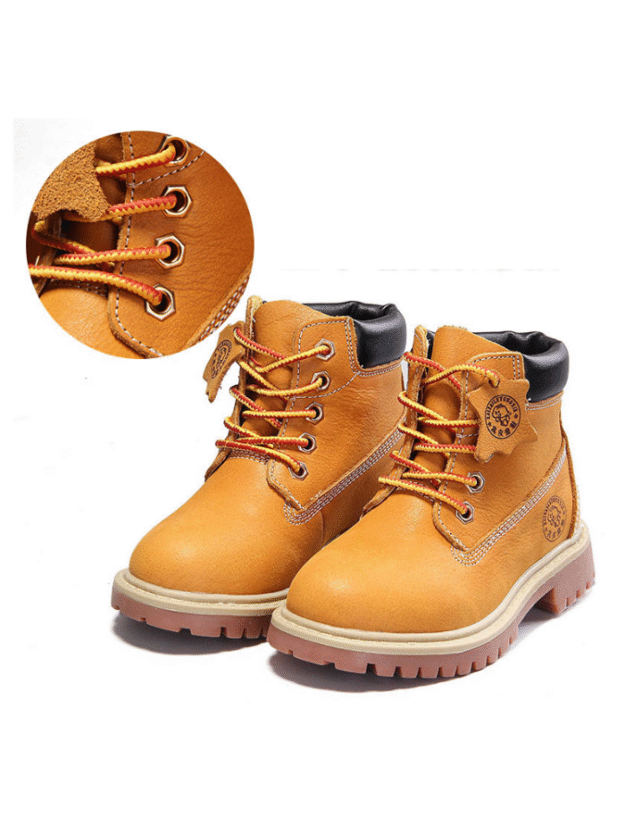 Children’s British Style Martin Boots – Waterproof Unisex Desert Shoes - Image 4