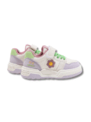 Children’s Velcro Flower Sneakers - Girls Casual Fashion Shoes