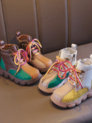 Children’s Genuine Leather Boots - Trendy Unisex Footwear