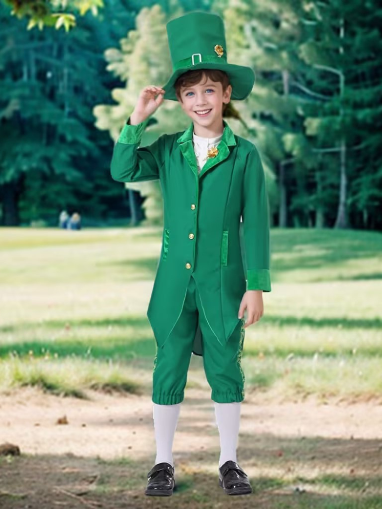 Kids Irish Costume - Boys & Girls Ethnic Outfit for St. Patrick’s Day - Image 6