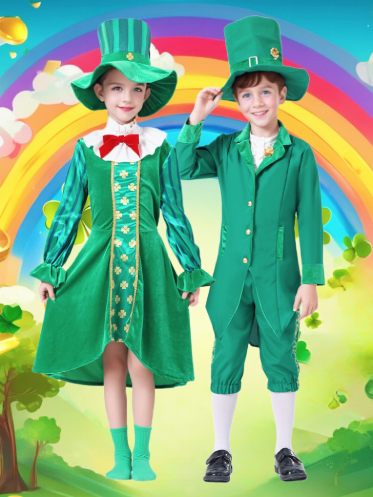 Kids Irish Costume - Boys & Girls Ethnic Outfit for St. Patrick’s Day - Image 7