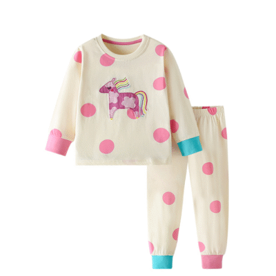 Girls Autumn Winter Two-Piece Pants Suit European Style