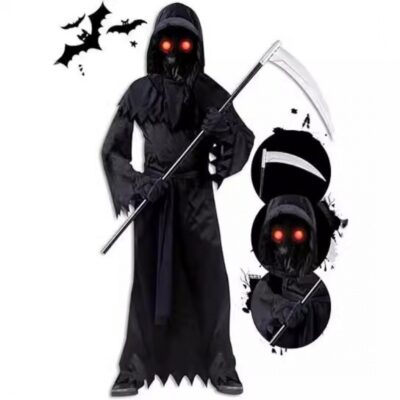 grim reaper costume kids set 
