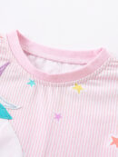 Unicorn Pajamas for Girls – Pink Cotton Kids Sleepwear Set 