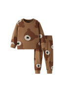 Bear Pajamas for Kids – Unisex Cotton Sleepwear Set 
