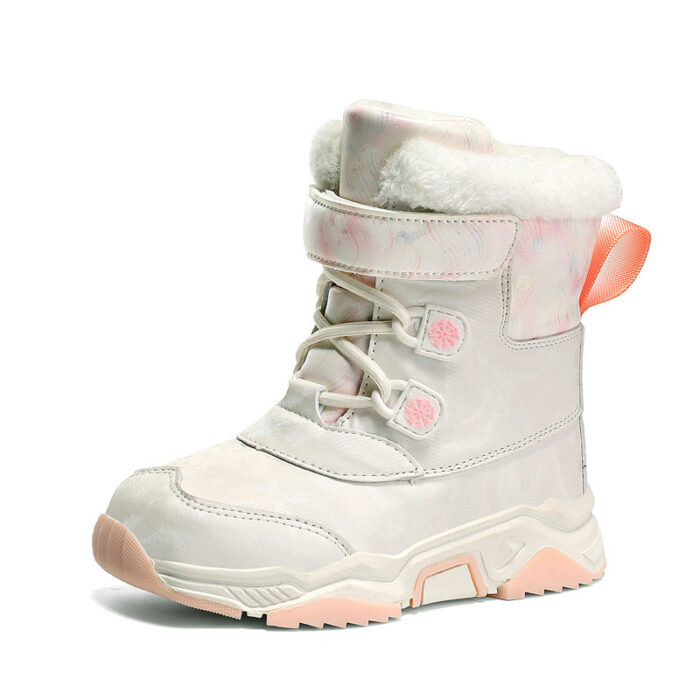 Girls Waterproof Insulated Snow Boots – Pink Winter Boots (Toddler–Big Kid)  - Image 2
