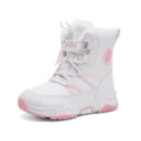 Girls Waterproof Insulated Snow Boots – Pink Winter Boots (Toddler–Big Kid) 