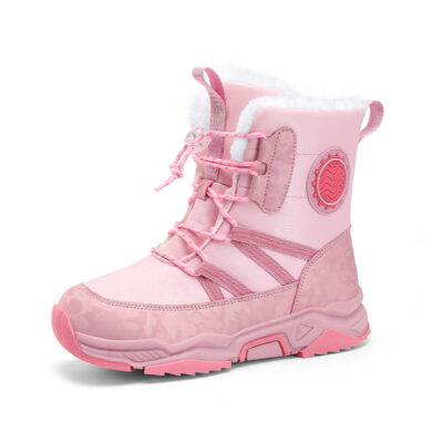Girls Waterproof Insulated Snow Boots – Pink Winter Boots (Toddler–Big Kid) 