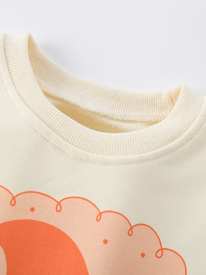 Christmas Girls Winter Sweatshirt - Cute Cotton Top - Image 2