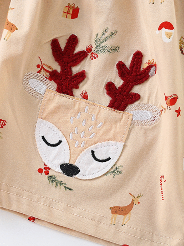 Christmas Girls Princess Dress - Winter Halloween - Image 2