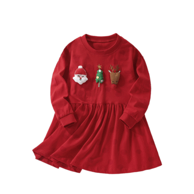 Girls Autumn Winter Princess Dress - European Style