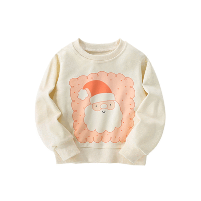 Christmas Girls Winter Sweatshirt - Cute Cotton Top