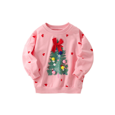 Girls Autumn Winter Sweatshirt - Christmas Top