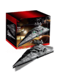 Assemble the LEGO Star Destroyer Spaceship with 9.5KG of bricks. Ideal for youth and adults (15–35), this advanced building set offers a highly detailed and immersive LEGO experience.