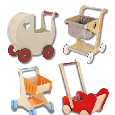 Baby Walker – Wooden Infant Push Toy for Kindergarten Play